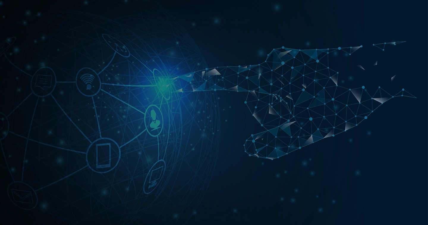 Hintergrundgrafik von Quantum Flowbit Kontaktseite